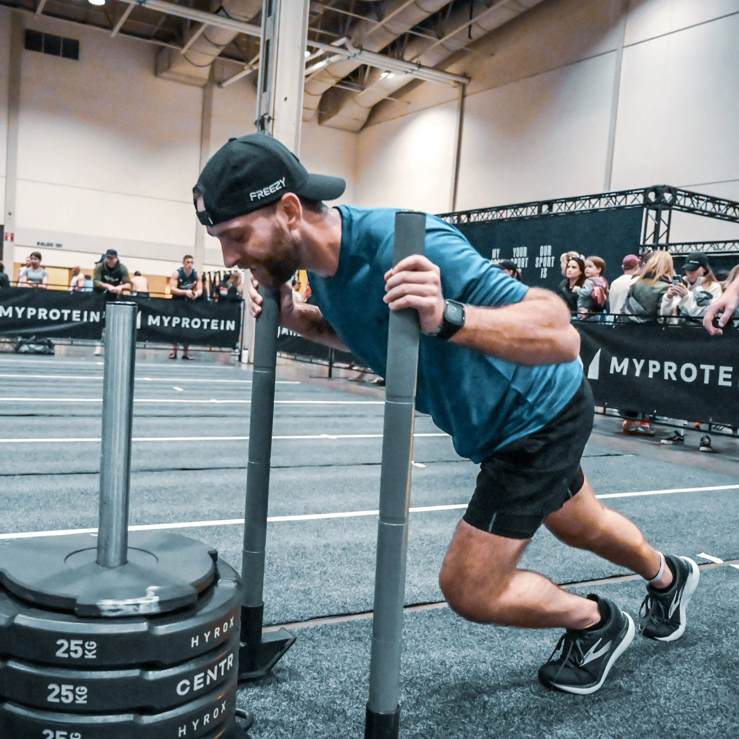 Curtis sled push hyrox toronto